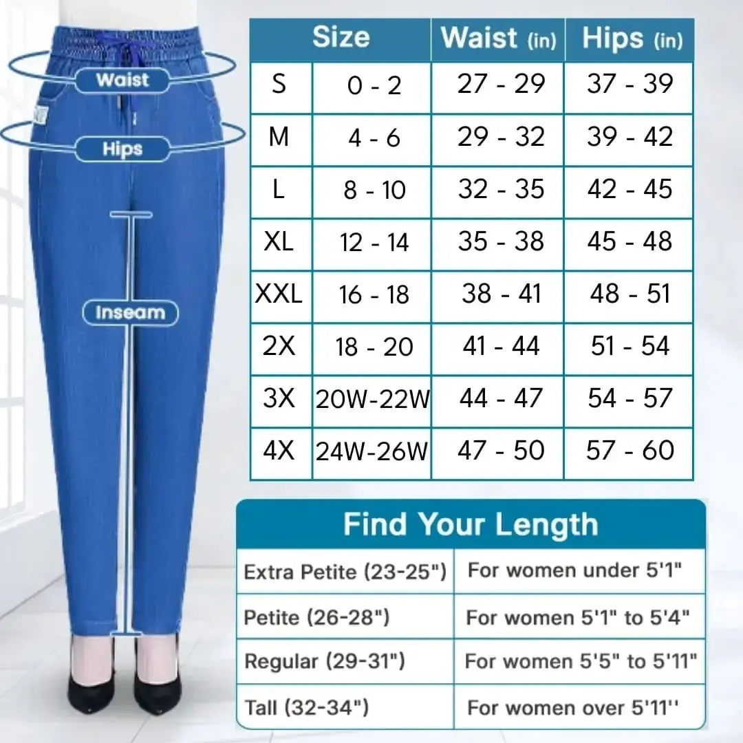 ComfiJeans - High Waist Ultra-Stretch Mom Jeans