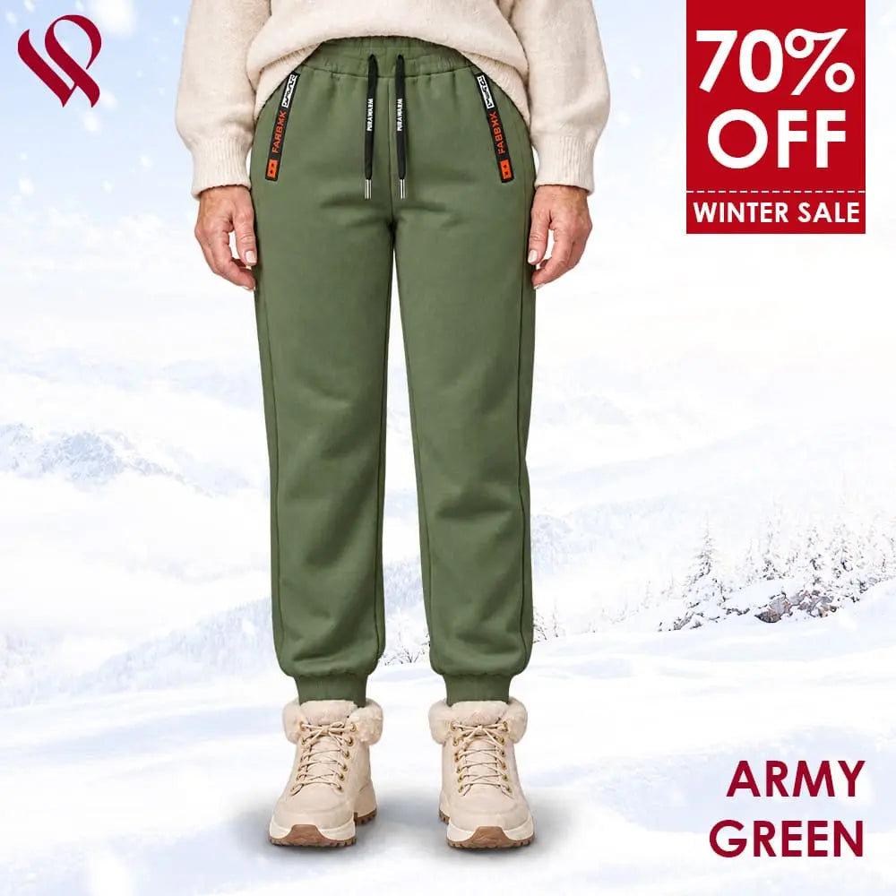 PuraWarm - Women's Comfort Stretch Thermal Fleece Pants