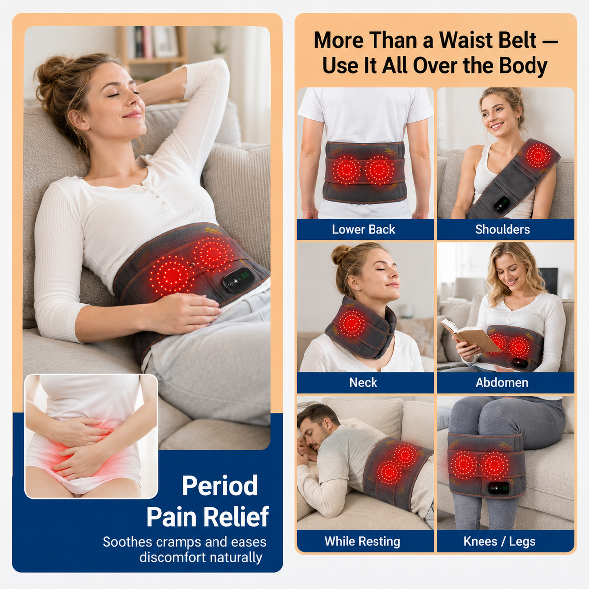 The Belt - Melt Away Back Pain. Move Freely Again.