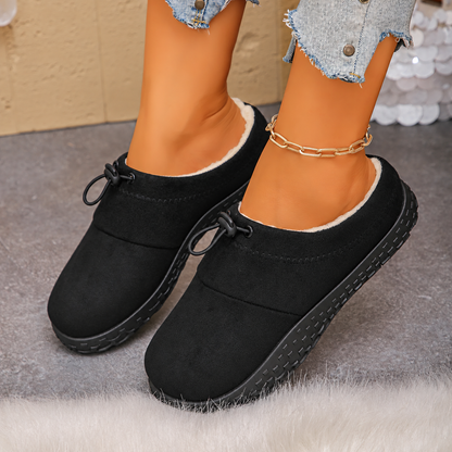 TopSpire® - Women’s Warm Plush-Lined Mules – Comfortable Non-Slip Shoes for Fall & Winter