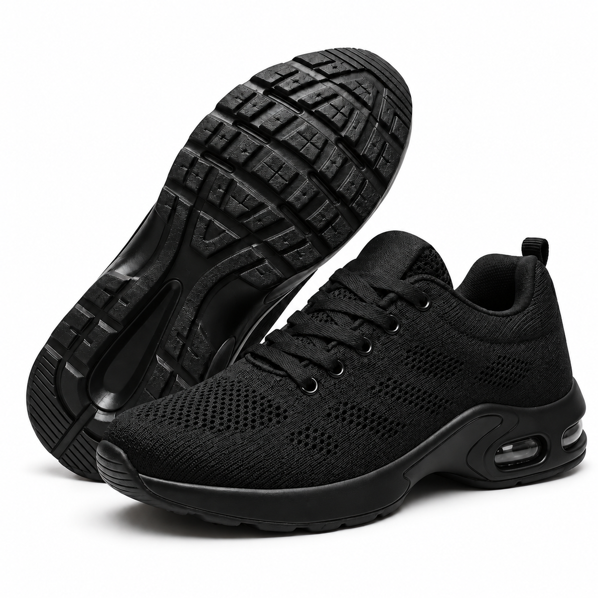 Stretch-Knit Walking Shoes