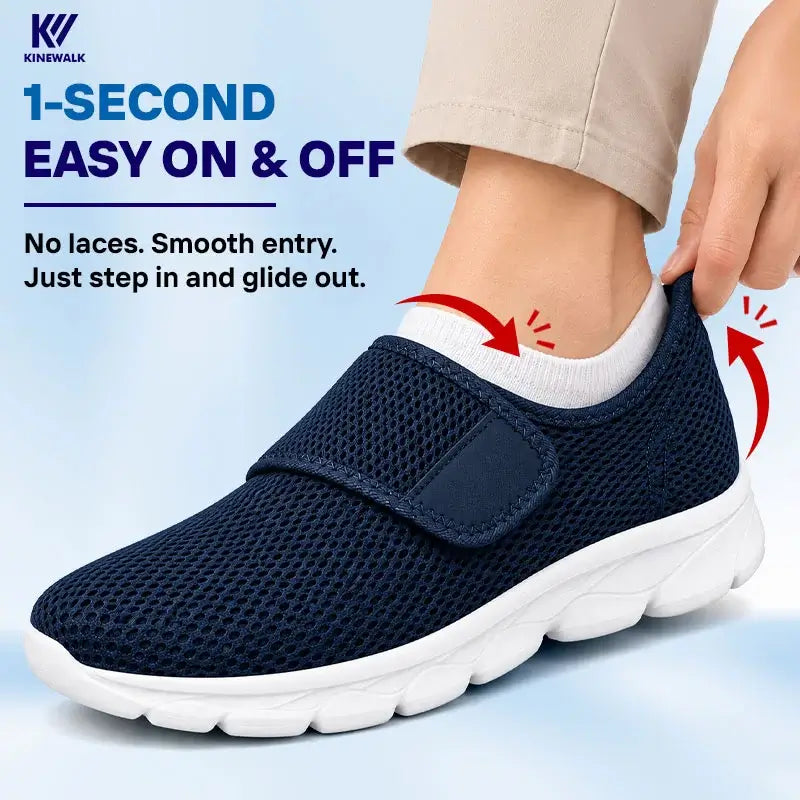 KineWalk - Comfort Orthopedic Shoes for Seniors, Edema & Diabetes