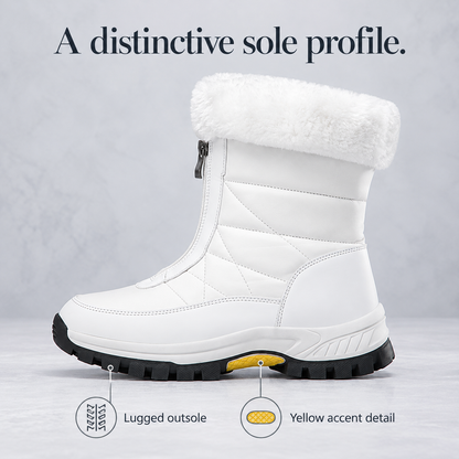 Aspen Front-Zip Quilted Boots