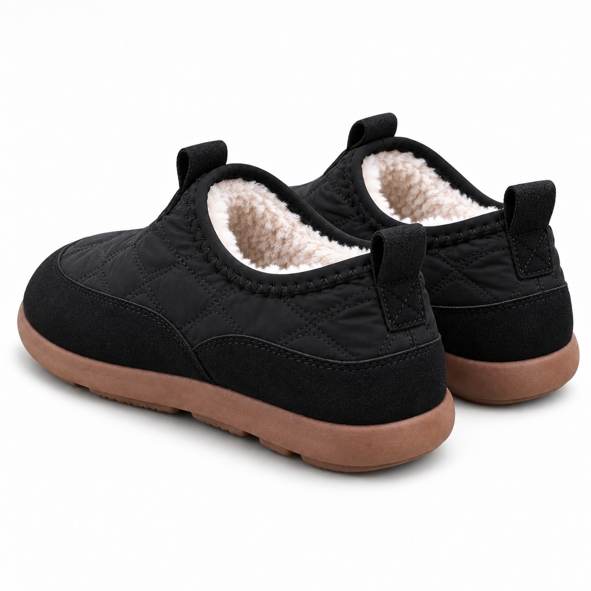 Comfortable Fleece-Lined Slip-On Shoes