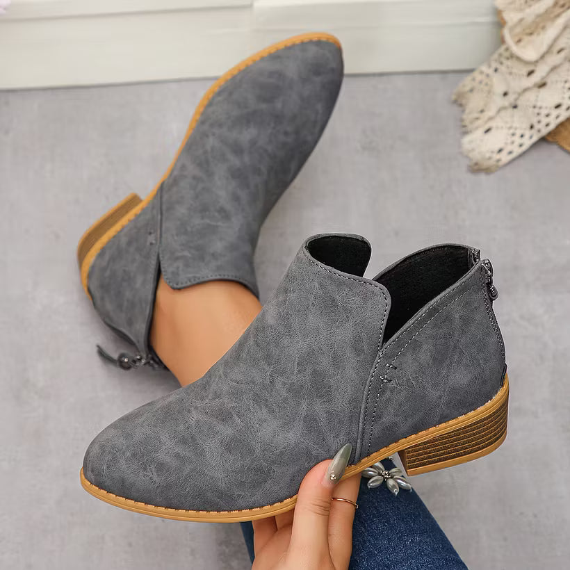 Last Day 50% OFF-Women's Ankle Boots & Booties Pull on Comfortable Comfortable Short Booties