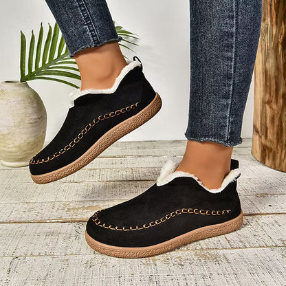 LAST DAY 55% OFF Women's Cozy Fleece-Lined Ankle Boots