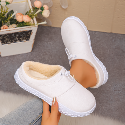 TopSpire® - Women’s Warm Plush-Lined Mules – Comfortable Non-Slip Shoes for Fall & Winter