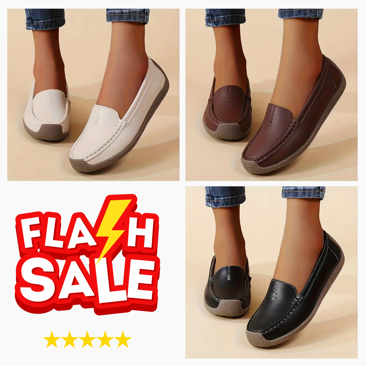 Women’s Comfort Loafers – Supportive Footbed & All-Day Comfort