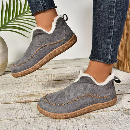 LAST DAY 55% OFF Women's Cozy Fleece-Lined Ankle Boots