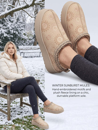Women’s Cozy Faux Fur Platform Snow Boots