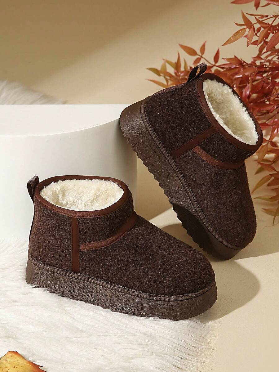 Women’s Cozy Faux Fur Platform Snow Boots