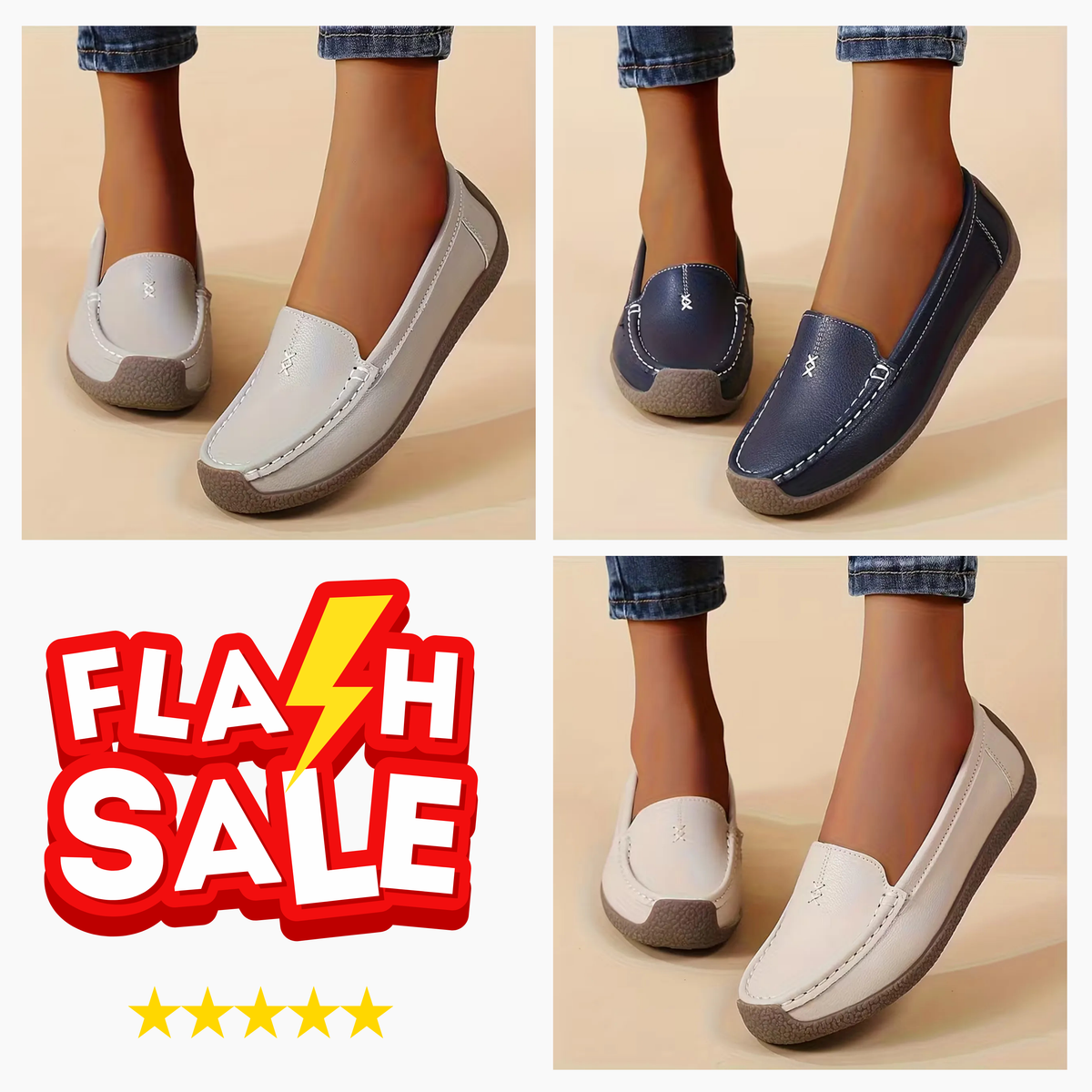 Women’s Comfort Loafers – Supportive Footbed & All-Day Comfort