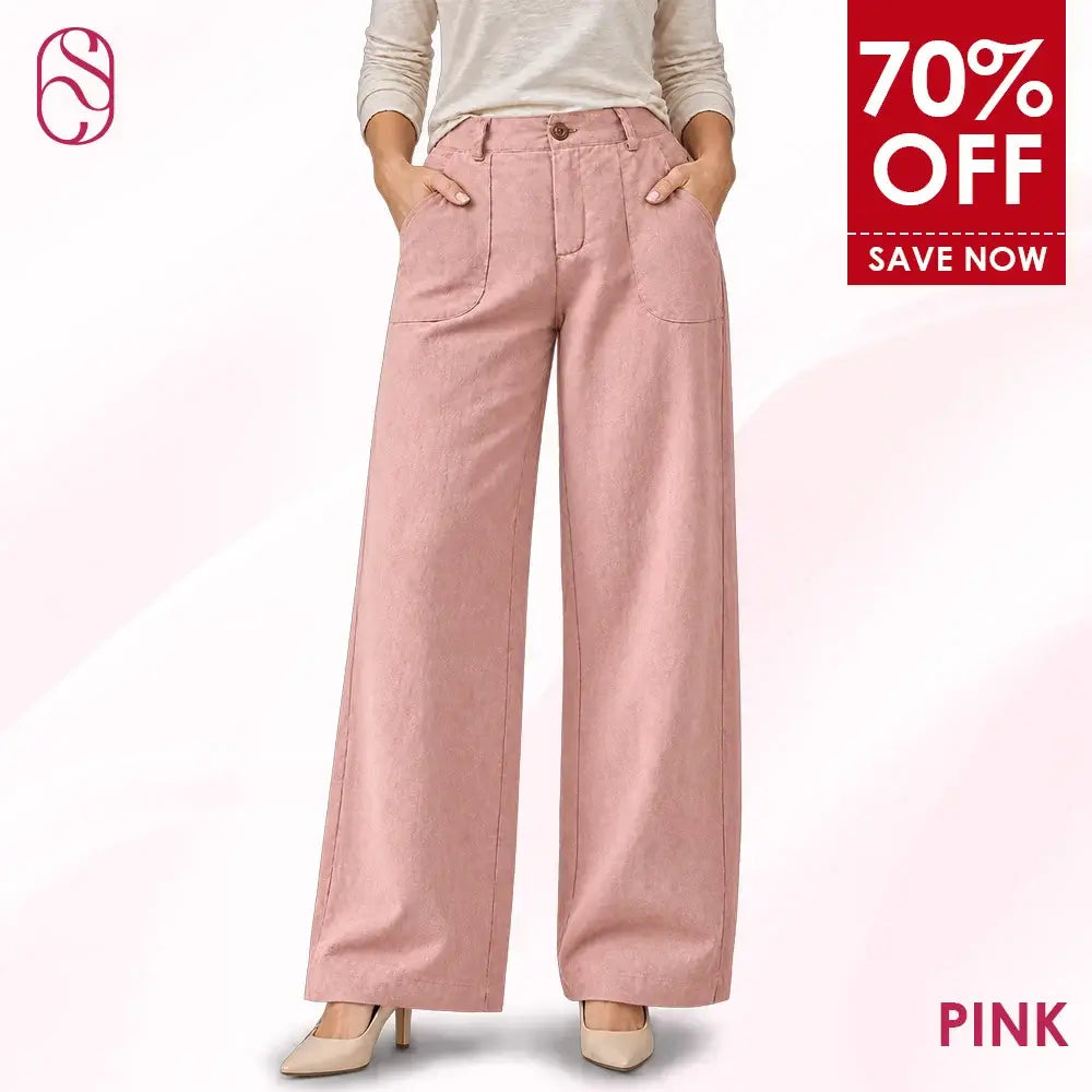 CheriShape - Lightweight Straight-Leg Comfort Pants for Seniors