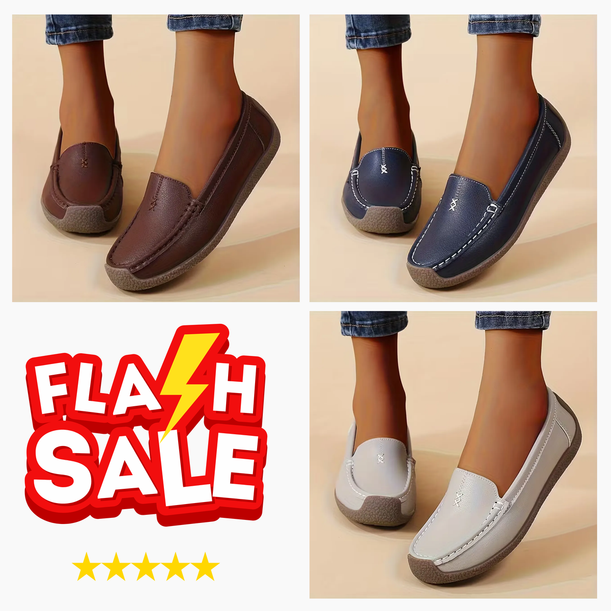 Women’s Comfort Loafers – Supportive Footbed & All-Day Comfort
