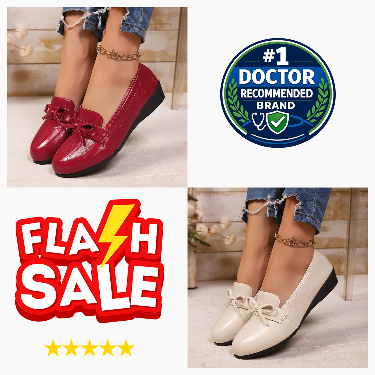 🔥Last Day Sale 60%🔥Women's orthopedic loafers, comfortable leather material
