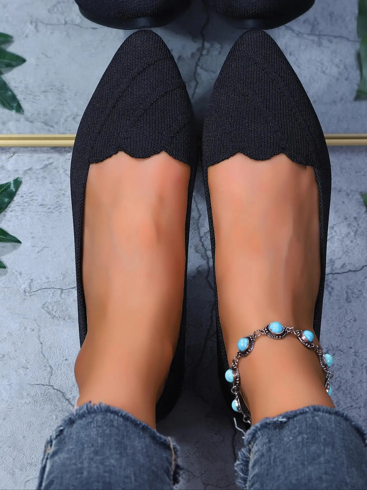 Women's Flats – Pointed Toe, Slip-On, Lightweight