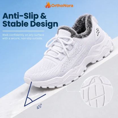 OrthoNora - Cozy Hands-Free Slip-On Orthopedic Fleece-Lined Winter Shoes