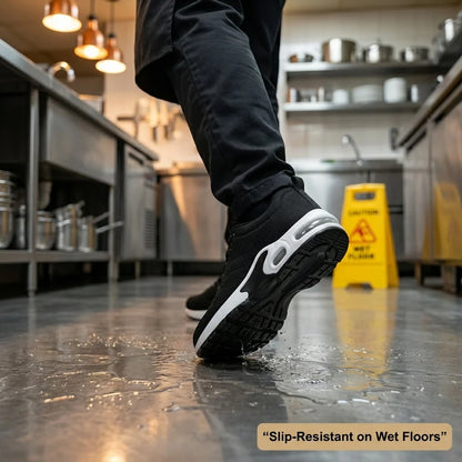 Talqimo™ Pro — 12-Hour Shift Shoes for All-Day Foot, Knee & Back Pain Relief