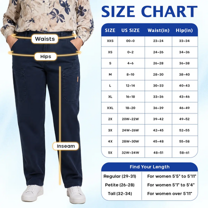 EveLite - 70% OFF – Women’s Stretch-Waist 6-Pocket Comfort Pants