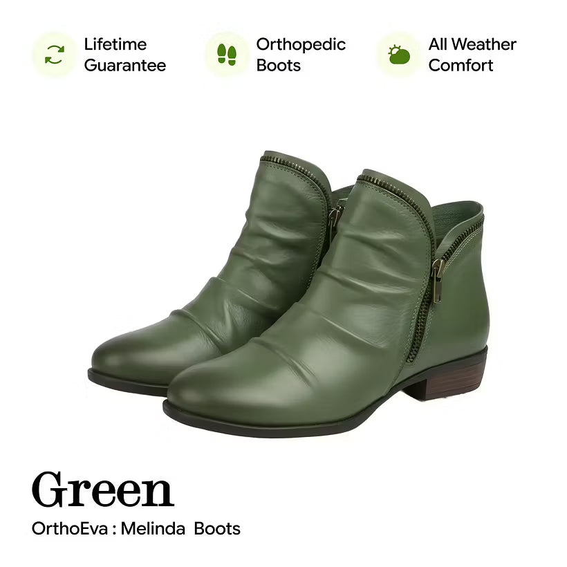 LAST DAY 50% OFF-Women'S Vintage Velcro Flat Ankle Boots