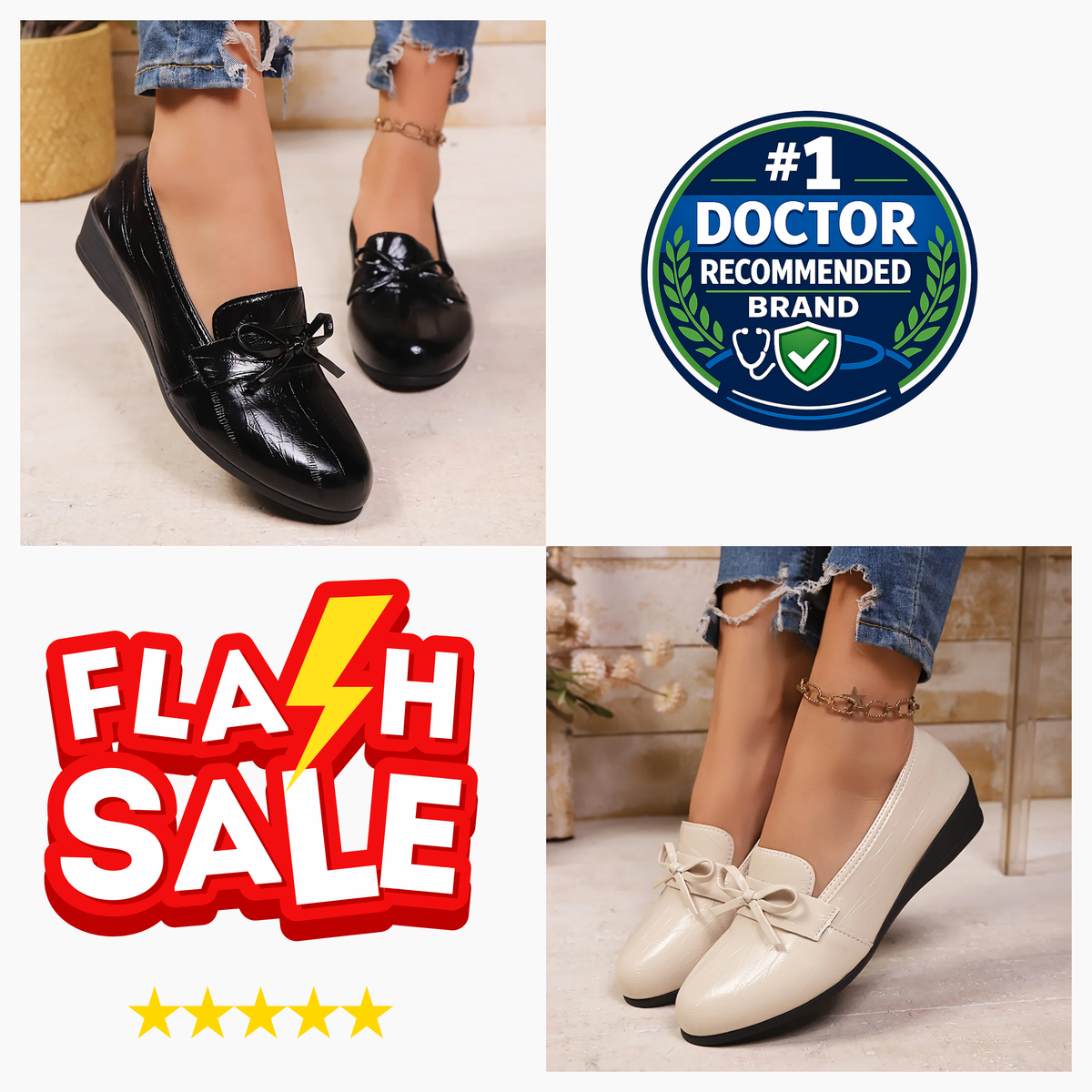 🔥Last Day Sale 60%🔥Women's orthopedic loafers, comfortable leather material