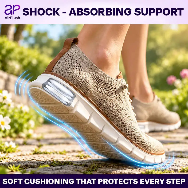 AirPlush - #1 Orthopedic Slip-On Oxfords for Seniors with Foot Pains