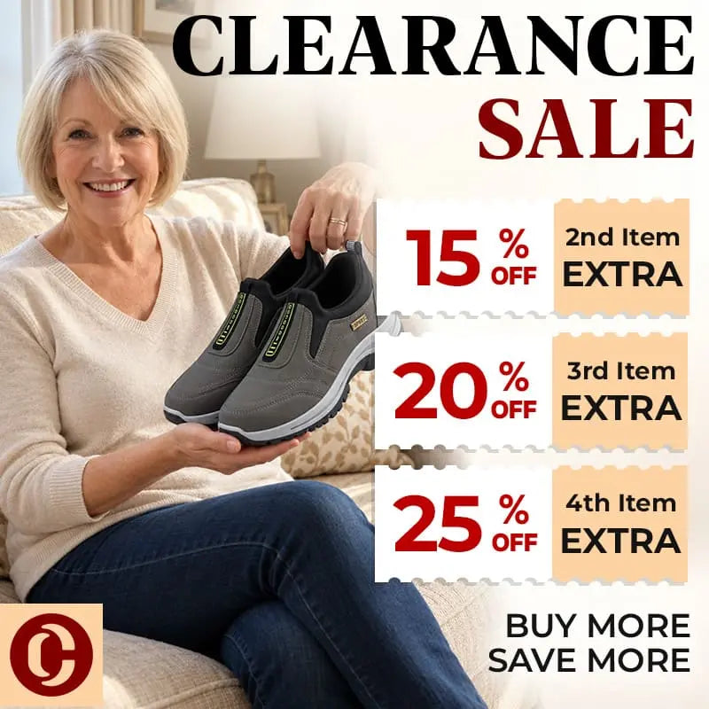 OsteoComfy - Unisex Orthopedic Slip-On Walking Shoes for Better Posture & All-Day Comfort