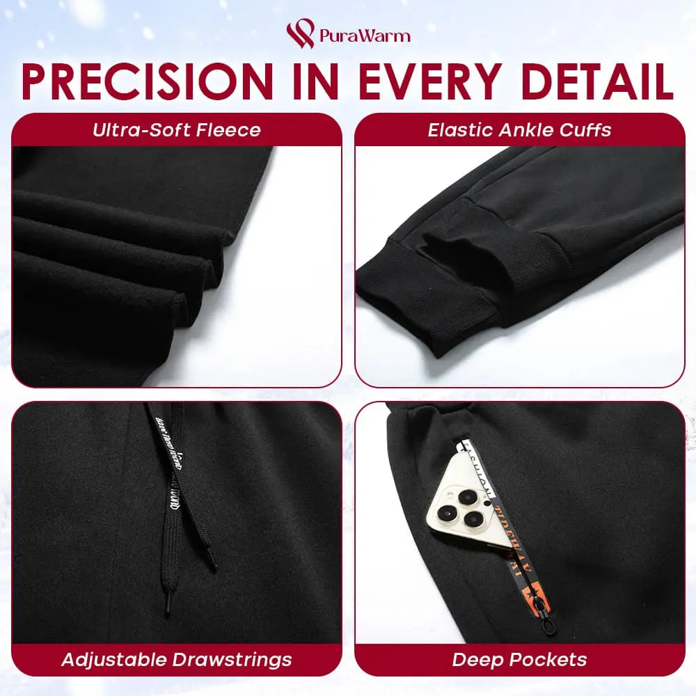 PuraWarm - Women's Comfort Stretch Thermal Fleece Pants