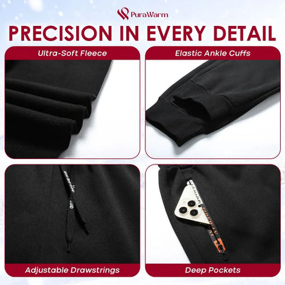 PuraWarm - Women's Comfort Stretch Thermal Fleece Pants