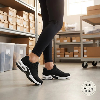 Talqimo™ Pro — 12-Hour Shift Shoes for All-Day Foot, Knee & Back Pain Relief