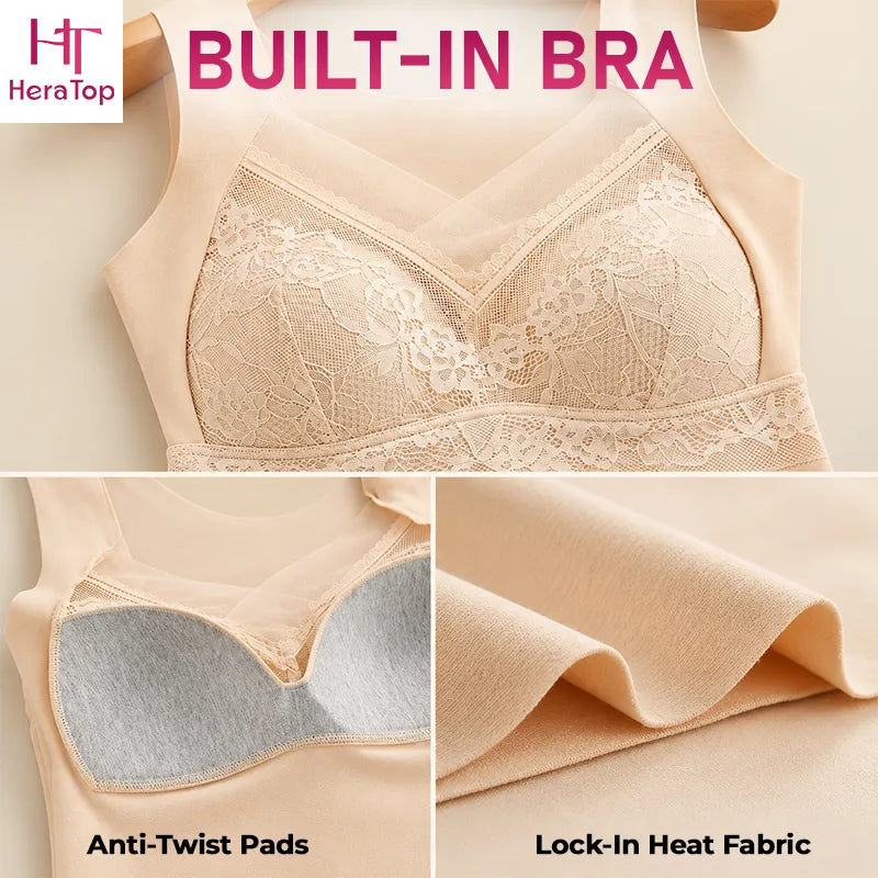 HeraTop®-Thermal Built-In-Bra Tank with Stay-Put Pads