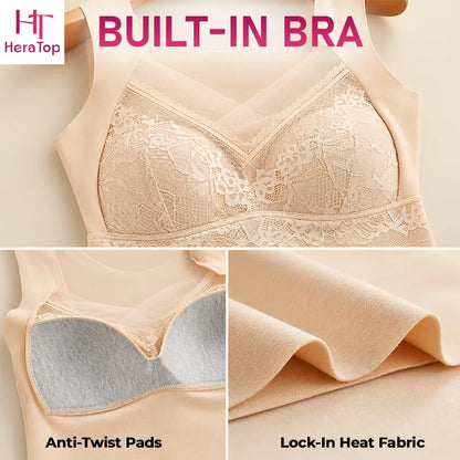 HeraTop®-Thermal Built-In-Bra Tank with Stay-Put Pads