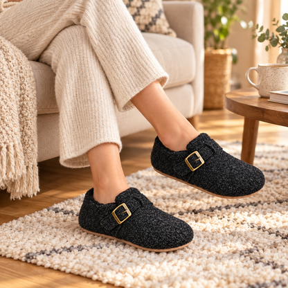 Soft Fleece-Lined Casual Clogs