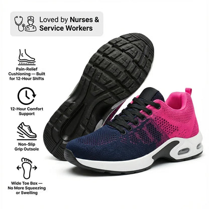 Talqimo™ Pro — 12-Hour Shift Shoes for All-Day Foot, Knee & Back Pain Relief