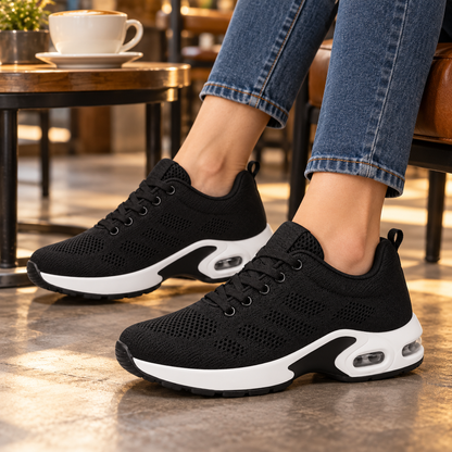 Stretch-Knit Walking Shoes