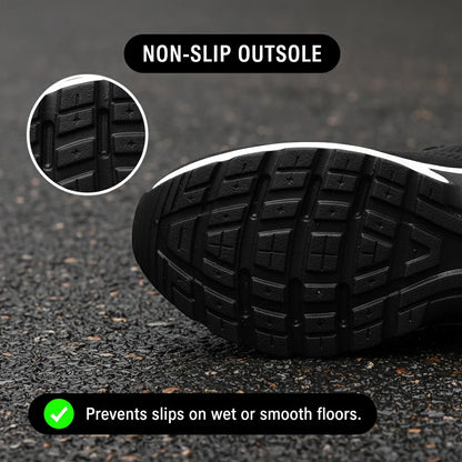 Talqimo™ Pro — 12-Hour Shift Shoes for All-Day Foot, Knee & Back Pain Relief