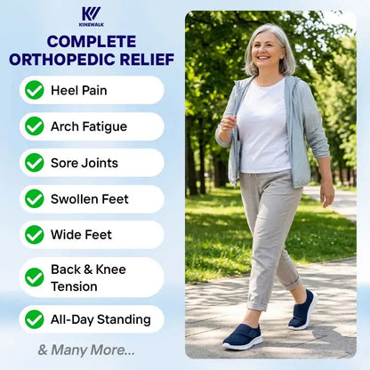 KineWalk - Comfort Orthopedic Shoes for Seniors, Edema & Diabetes