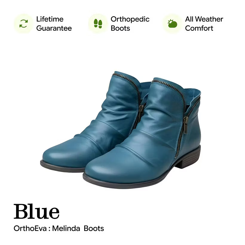 LAST DAY 50% OFF-Women'S Vintage Velcro Flat Ankle Boots