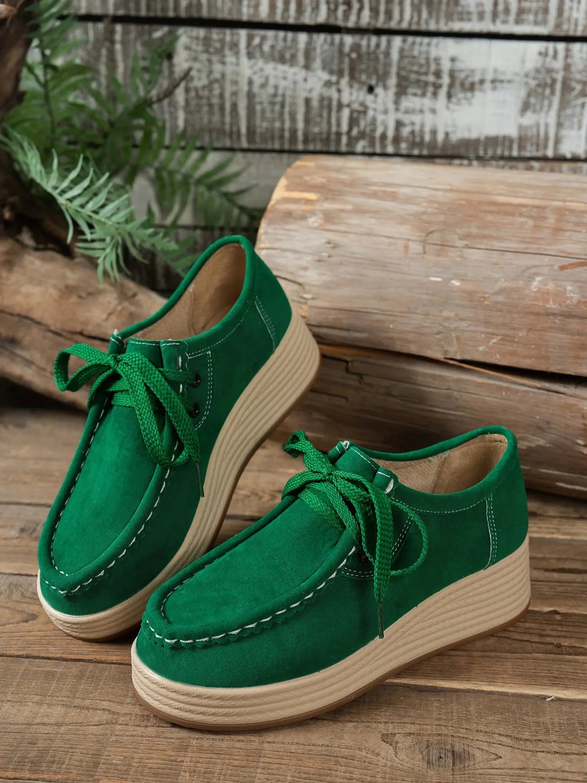 Women's Trainers – Round Toe, Lace-Up