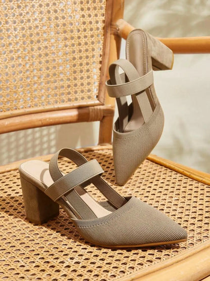 Women's Rubber Shoes – Pointed Toe, Wedge