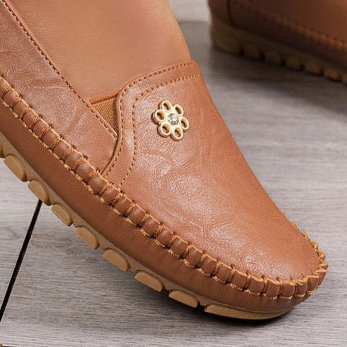 🔥Best Seller-Last Day Sale 60% OFF🔥 Orthopedic leather shoes, Lightweight, Anti-Slip, Breathable for Women