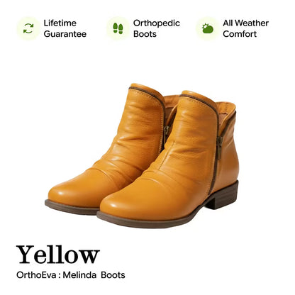 LAST DAY 50% OFF-Women'S Vintage Velcro Flat Ankle Boots