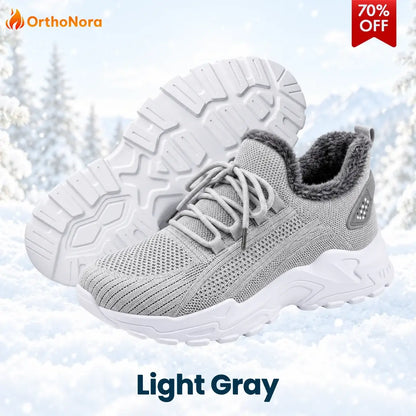 OrthoNora - Cozy Hands-Free Slip-On Orthopedic Fleece-Lined Winter Shoes