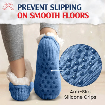 CozySox - Fleece-Lined Non-Slip Thermal Slippers Socks