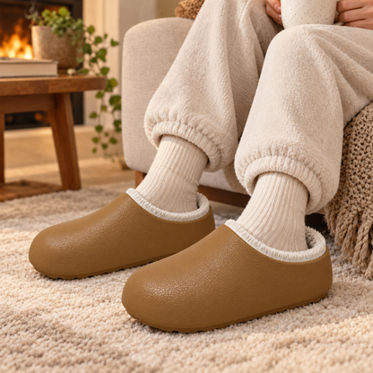 Warm Fleece-Lined Clogs