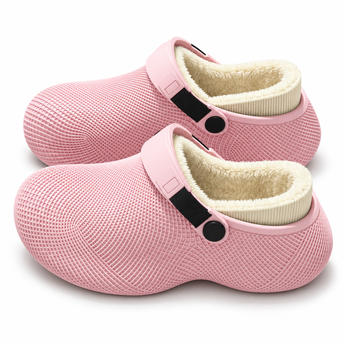 Fleece-Lined Back-Strap Clogs