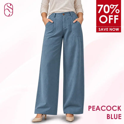 CheriShape - Lightweight Straight-Leg Comfort Pants for Seniors