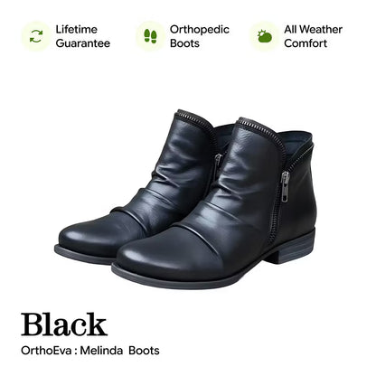 LAST DAY 50% OFF-Women'S Vintage Velcro Flat Ankle Boots