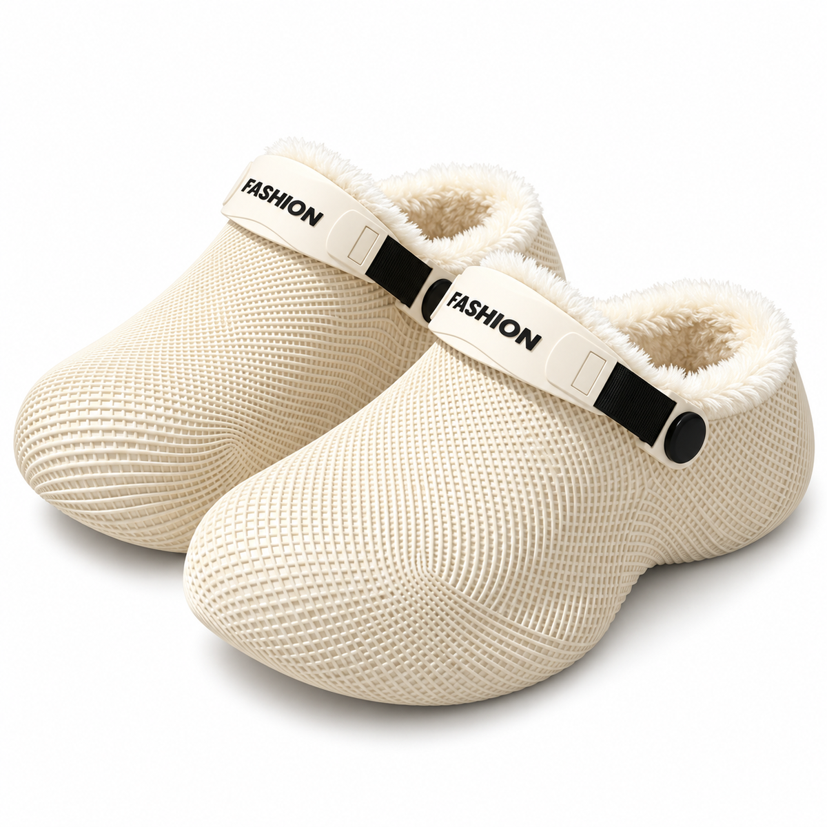 Fleece-Lined Back-Strap Clogs