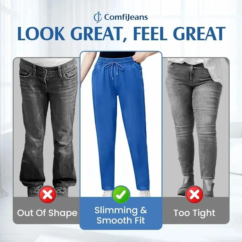 ComfiJeans - High Waist Ultra-Stretch Mom Jeans